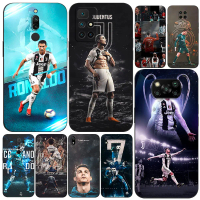เคสโทรศัพท์, สำหรับ Xiaomi Redmi 9C NFC, 9A, 9at, 9i, 7A, Poco M3 Pro, ซิลิโคนนิ่ม, สีดำ, CR7 Ronald