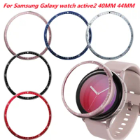 Aluminum Alloy Watch Bezel Frame Cover For Samsung Galaxy watch active 2 40MM 44MM Anti Scratch Metal Ring Smart Watch Accessory