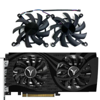 NEW 2PCS/SET RTX 3060,3060TI,RX 6600XT GPU FAN,For YESTON RTX 3060TI,3060,3050,YESTON RX 6600XT,6600
