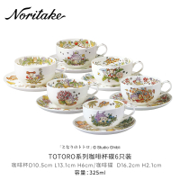 Noritake Totoro CUP and saucer set FINE Bone China ถ้วยกาแฟอาหารเช้าชายามบ่ายของขวัญวันเกิด