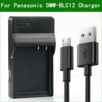 DMW-BLC12 Digital Camera Battery Charger for Panasonic DMC-G7 G8 GX8 G80 G81 G85 GH2 FZ200 FZ330 FZ2000 FZ2500 FZ1000 FZH1
