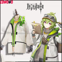 COWOWO Genshin Impact Kiehl's Linkage Set Collei Cos Ladies Cosplay Costume Game Anime Party Uniform Hallowen Play Role Clothes