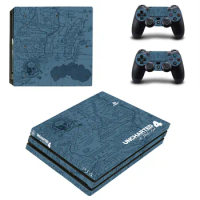 Uncharted 4 PS4 Pro Stickers Play station 4 Skin Sticker Decal For PlayStation 4 PS4 Pro Console &amp; Controller Skins Vinyl