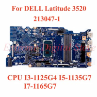 For DELL Latitude 3520 Laptop motherboard 213047-1 with CPU I3-1125G4 I5-1135G7 I7-1165G7 100% Tested Fully Work