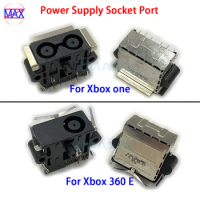 10pcs Original AC Power Supply Socket Port For Xbox One Console Power Interface For Xbox 360 E Repair Replacement Parts