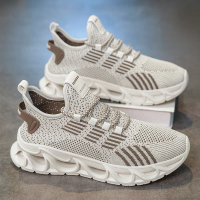 Men's shoes 2025 new autumn breathable running sports shoes 48 size student plus size mesh casual sh