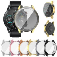 Electroplated TPU all-inclusive protective cover for Huawei Honor Magic watch 2 46mm Lightweight antifriction protection watch