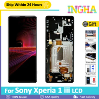 6.5" Original lcd For Sony Xperia 1 III LCD with Frame Display Touch Screen Digitizer Assembly Replacement For Sony x1 III lcd