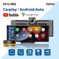 拍拍 Paipai CP12PRO 2K10吋WIFI CARPLAY多媒體行車記錄器