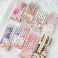6pcs pulpen gel set Motif Karakter / 1 Pack pena pen lucu 0.5mm BB79