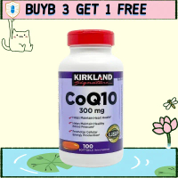 【Trending】KIRKLAND CoQ10 300mg Softgels 100 Counts/Bottle, Ultra High-Potency CoQ10 Supplement, Supp