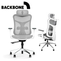 Backbone Kabuto White 人體工學椅(白框)