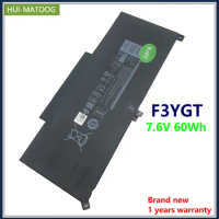 F3YGT Laptop Battery Compatible For Dell Latitude 7280 7380 7390 7480 7490 Series P73G Original DM3WC 0DM3WC 2X39G 7.6V 60Wh