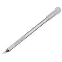 日本NT Cutter細軸Ø6mm金屬筆刀DS-800P(含30°替刃和針)30度精密筆刀30°切割刀Pen Knife-平行輸入