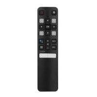 Practical Remote Controller with Voice Control Portable Smart TV Controller Battery Powered Replacement Parts for TCL Android TV