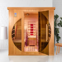 Dry-steam Sauna Room Far-infrared Perspiration Light Wave Room Lounge Chair Single And Double Household Custom Sweat Steam Box