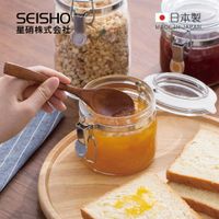 【日本星硝SEISHO】日製扣式玻璃密封儲物罐-500ml