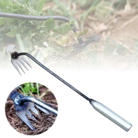 新款除草器松土懶人多功能鋤頭 除草 挖野菜爆款除草小耙園藝工具【博野五金】