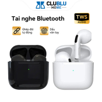 -CLUBLU- Tai Nghe Bluetooth5.0 Nhét Tai Pro4 Không Dây TWS Có Mic Cho Điện Thoại Gaming Stereo