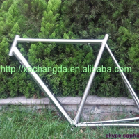 Titanium road bike frame with inner cable routing Ti road racing bike frame with breeze dropouts China cheaper ti frame 700C