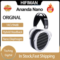 HIFIMAN Ananda Nano Nanometer Thickness Diaphragm 14Ω/94dB Stealth Magnets Open-back Full-Size Planar Magnetic Hi-Fi Headphones