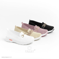 EMORY STYLE  Flexknit Flats Series HDLEMO5717 Sepatu Wanita Slip on rajut wedges Shoes