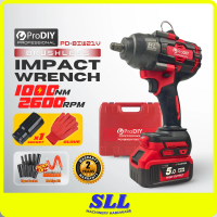 LIVE SPECIAL PRODIY (RED SERIES) PD-BIW21V 1000NM Cordless Impact Wrench Brushless Motor 2600RPM Hig
