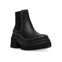 【steve madden】BING BANG-S 率性鉚釘切爾西短靴(黑色)