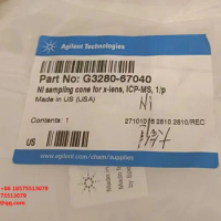 For Agilent G3280-67040 ICP-MS Sampling Cone, Nickel Tip, With Copper Base for 7700, 7800, 7900, 8800 And 8900 New 1 Piece