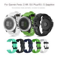 26mm Silicone replacement strap for Garmin Fenix 3 HR /5X Plus/6X /3 Sapphire Replacing the strap of a smartwatch