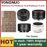 YONGNUO YN35mm F2 YN50mm F1.8 II Lens for canon EF mount Auto Focus, Full Frame, Standard Prime Lens for DSLR Camera