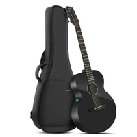 Enya Acoustic Electric Guitar Carbon Fiber X3 Pro Travel Guitar AcousticPlus Guitar Bundle with Gig Bag, Instrument Cable