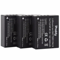 3Pcs Probty NP-W126 NP W126 Digital Battery for Fujifilm FinePix HS30EXR HS33EXR HS50EXR X-A1 X-E1 X-E2 X-M1 X-Pro1 X-T1 Camera
