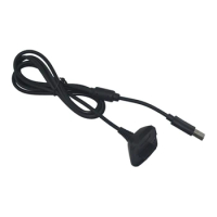2-in-1 Controller Cable Charger USB Cable For XBox 360 Charging Cord Wire Play Charge Kit For XBox 360 Controller