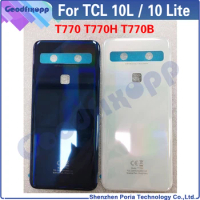 For TCL 10L 10 Lite Back Battery Cover Door Housing Case Rear Cover For TCL 10Lite T770 T770H T770B Replacement Parts