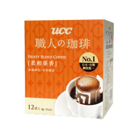 UCC 職人系列柔和果香濾掛式咖啡(8g x12入)