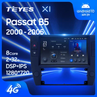 TEYES X1 For Volkswagen Passat B5 2000 - 2005 Car Radio Multimedia Video Player Navigation GPS Android 10 No 2din 2 din dvd