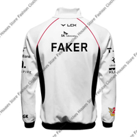 2025 ใหม่ 2024 T1 E-sports Club Global Finals เสื้อแจ็คเก็ตเจอร์ซีย์จำกัด แฟนๆ Faker สนับสนุน เสื้อโ