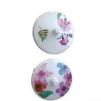 Glass Cover Tutup Gelas Motif Onyx Minum Melamin Awet Kuat Tebal Tahan Panas Premium Onyx Diameter 8