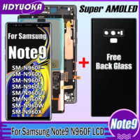 6.4" Super AMOLED LCD For SAMSUNG Note 9 Note9 LCD N960 N960F N960N LCD Display Touch Screen Assembly Replacement +Free Gift