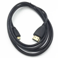 HDMI Male To Micro HDMI Adapter Converter Cable Cord for Canon EOS M100 PowerShot SX700 SX730 HS G1X Mark III