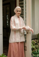 SHAFIRA Verina Blouse Peach | Blouse Muslim Wanita