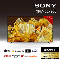SONY 索尼 BRAVIA 55型 4K HDR Full Array LED Google TV 顯示器 XRM-55X90L