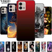 For Moto G Stylus 2023 4G Case Silicone Soft Wolf Lion Protector Funda Covers for Motorola Moto G Stylus (2023) 4G TPU Coque 6.5