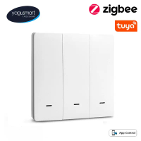 Yagusmart Zigbee Wiress Light Switch Tuya Smart Push