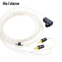 Haldane HIFI RSA/ALO Balanced 7N OCC Silver Plated Headphone Upgrade Replacement Cable for IE40 PRO IE40PRO Headphones 1.2m