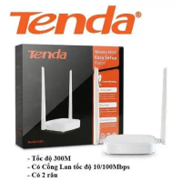 [Freeship] Tenda N301 Bộ Phát WiFi Chuẩn N300Mbps, Xuyên Tường Tốt, Dễ Cài Đặt - Hàng Chính Hãng có 