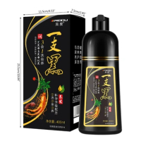 Natural Hair Dye Shampoo for the Elderly in Minutes Long Lasting Black Easy to Use Black Hair Dye Shampoo Fast Acting