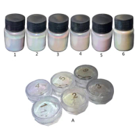 Epoxy Resin Pigment Color Shift Mica Powder Chrome Flakes Pigment Powders Glitter for Epoxy Resin Supply Candle Dye