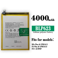 4000mAh High Quality Replacement Battery For OPPO BLP623 R9S Plus F3 Plus F3+ R9SP Mobile Phone Built-in Battery